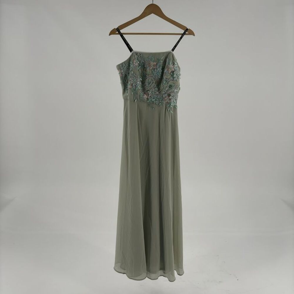 Oleg Cassini Embellished Maxi Dress